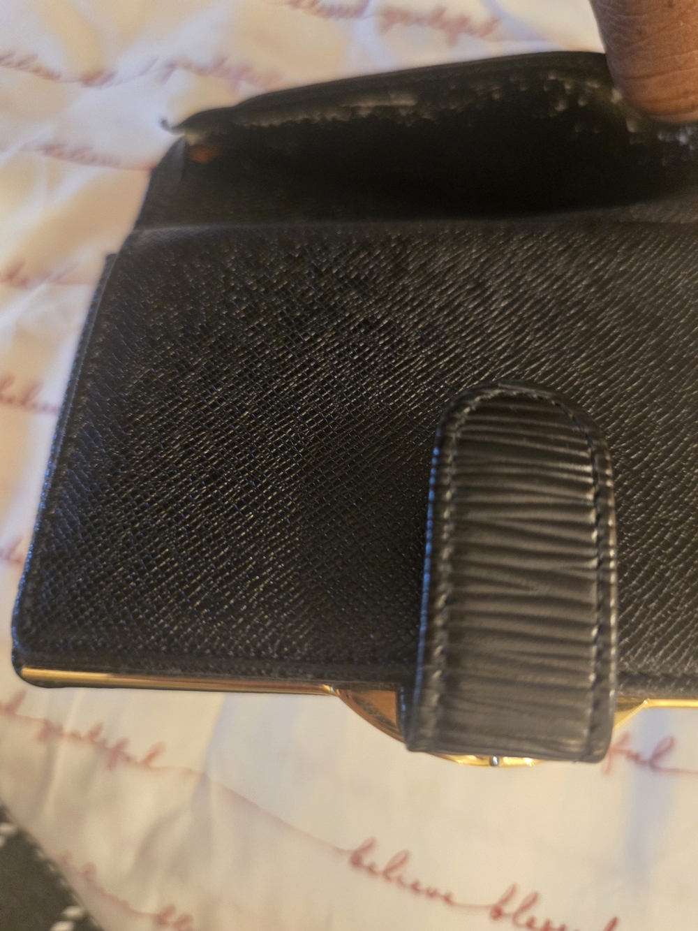 Louis Vuitton Black Mini Epi Wallet - Picture 11 of 15
